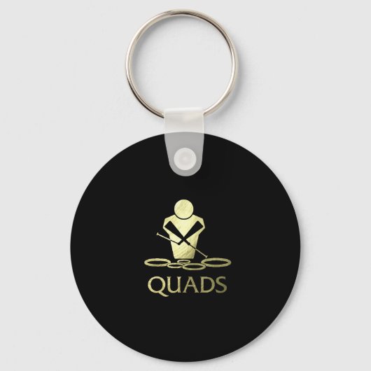 Golden Quads Sleutelhanger (Voorkant)