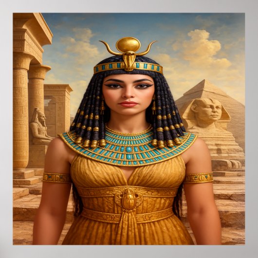 Golden Queen of the Nile Poster (Voorkant)