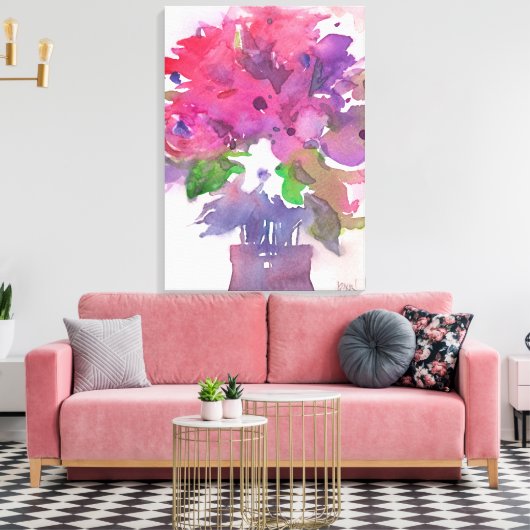 Golden Quote V Canvas Afdruk (Insitu (Woonkamer))