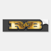 Golden R&B Bumpersticker (Voorkant)