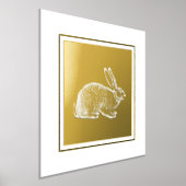 Golden Rabbit Folie Afdrukken (Laagn)