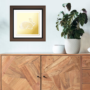 Golden Rabbit Folie Afdrukken