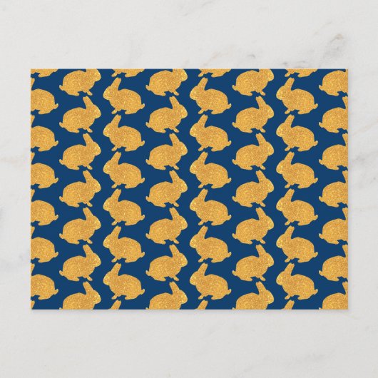 Golden Rabbits Briefkaart (Voorkant)