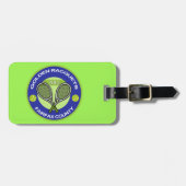 Golden Racquets Sleutelhanger Bagagelabel (Voorkant horizontaal)