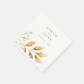 Golden Radiance Wedding Napkins Servet (Hoek)