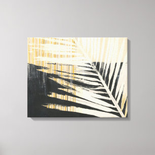 Golden Raffia - Palmvaten Canvas Afdruk