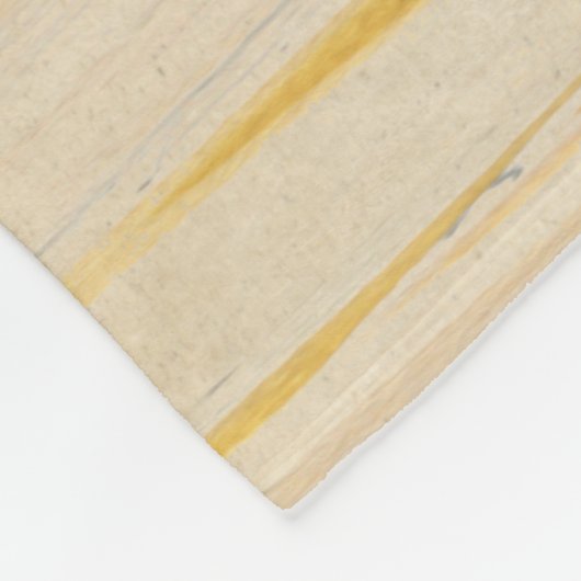 Golden Raffia - Palmvaten Fleece Deken (Hoek)