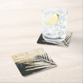 Golden Raffia - Palmvaten Kartonnen Onderzetters (Insitu)