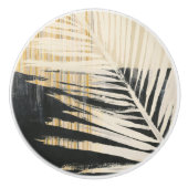 Golden Raffia - Palmvaten Keramische Knop (Voorkant)