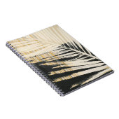 Golden Raffia - Palmvaten Notitieboek (Rechterzijde)