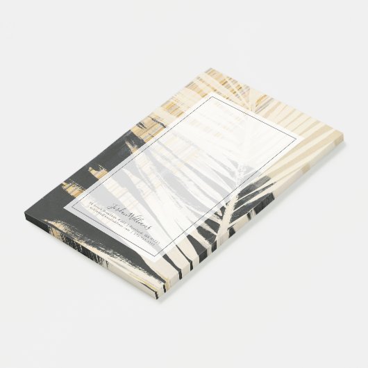 Golden Raffia - Palmvaten Post-it® Notes (Schuin)