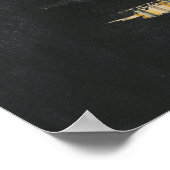 Golden Raffia - Palmvaten Poster (Hoek)