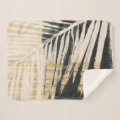 Golden Raffia - Palmvaten Sherpa Deken (Voorkant (horizontaal))