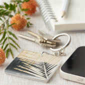 Golden Raffia - Palmvaten Sleutelhanger (Voorkant Rechts)