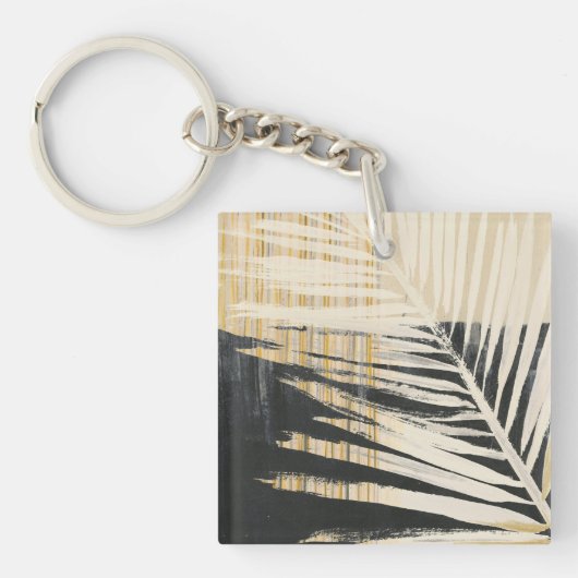 Golden Raffia - Palmvaten Sleutelhanger (Voorkant)