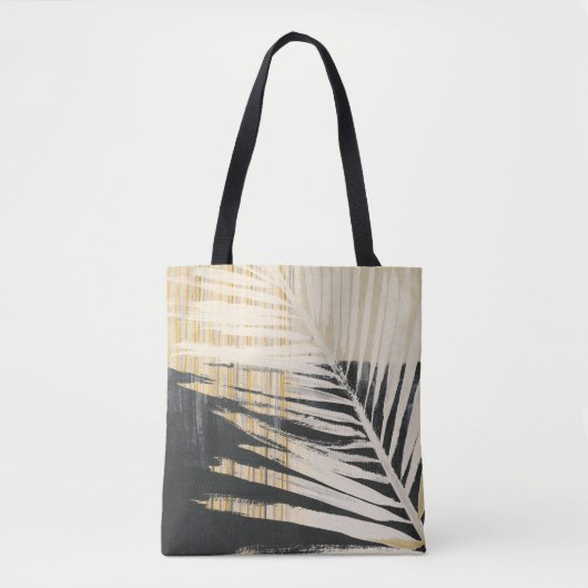 Golden Raffia - Palmvaten Tote Bag (Voorkant)