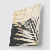 Golden Raffia - Palmvaten Vierkante Klok (Hoek)