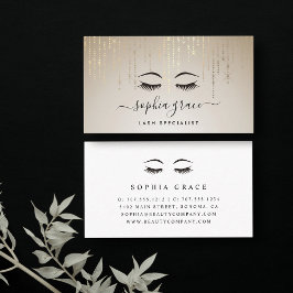 Golden Rain Aestheticus of Makeup Artist Visitekaartje