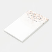 Golden Rain gepersonaliseerde professional Post-it® Notes (Schuin)