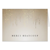 Golden Rain String Lights Dank u wel kaarten (Voorkant Horizontaal)