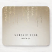 Golden Rain String Lights Gepersonaliseerd Muismat (Voorkant)