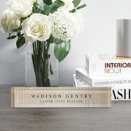 Golden Rain String Lights Gepersonaliseerd Naambordje