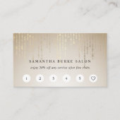 Golden Rain String Lights Loyalty-Kaarten Klantenkaartje (Voorkant)