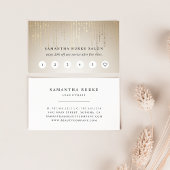 Golden Rain String Lights Loyalty-Kaarten Klantenkaartje