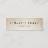 Golden Rain String Lights Mini Visitekaartje (Voorkant)