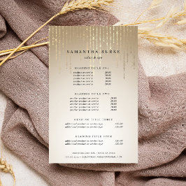 Golden Rain String Lights - Prijzen & services Flyer