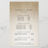 Golden Rain String Lights - Prijzen & services Flyer (Voorkant)