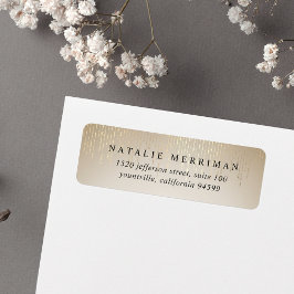 Golden Rain String Lights Return Etiket