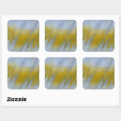 Golden Rain Vierkante Sticker (Vel)