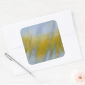 Golden Rain Vierkante Sticker (Envelop)