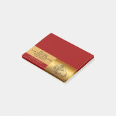 Golden Ram 2 Chinees Nieuwjaar schapen 2015 Post-it® Notes (Schuin)