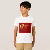 Golden Ram Chinees nieuwjaar 2015 Kinder T-shirt (Voorkant volledig)