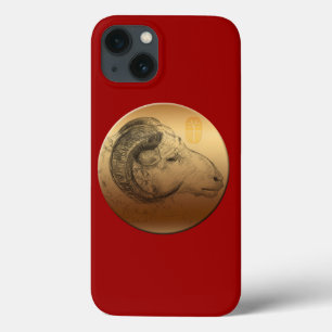 Golden Ram Chinese astrologie iPhone 13 Hoesje