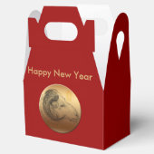 Golden Ram Chinese Lunar New Year Zodiac F Box Bedankdoosjes (Geopend)
