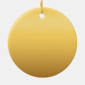 Golden Ram Jaar Chinees Zodiac Ram R Ornament (Achterkant)