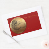 Golden Ram Year - Chinese astrologie Rechthoekige Sticker (Envelop)