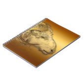Golden Ram Year Chinese Zodiac Aries Notebook Notitieboek (Linkerzijde)