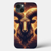 Golden Ram Zodiac Symbool Case-Mate iPhone Case (Achterkant)