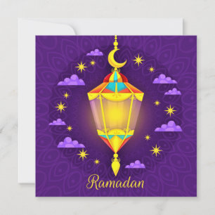 Golden Ramadan Kareem Feestdagenkaart