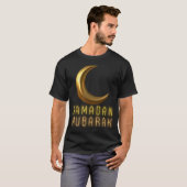 Golden Ramadan Mubarak Kareem T-shirt (Voorkant volledig)