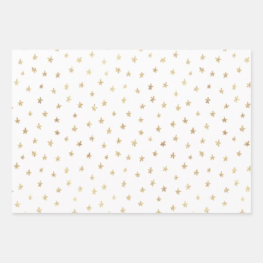 Golden Random Pattern Inpakpapier Vel (Voorkant 3)