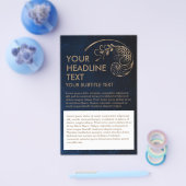 Golden Ratio - Bloem van het leven - Heilige Geome Flyer (Enkel)