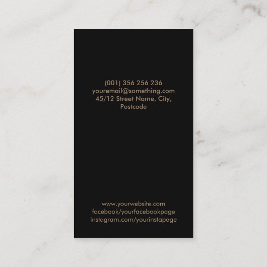 Golden Ratio - Bloem van het leven - Heilige Geome Visitekaartje (Achterkant)