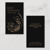 Golden Ratio - Bloem van het leven - Heilige Geome Visitekaartje (Voorkant / Achterkant)