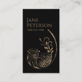 Golden Ratio - Bloem van het leven - Heilige Geome Visitekaartje (Voorkant)