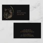 Golden Ratio - Bloem van het leven - Heilige Geome Visitekaartje (Voorkant / Achterkant)